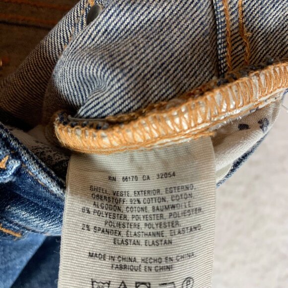 Pilcro and the Letterpress Women's Mid-rise Straight Parallel Jeans Size 28 9524 - Picture 10 of 15